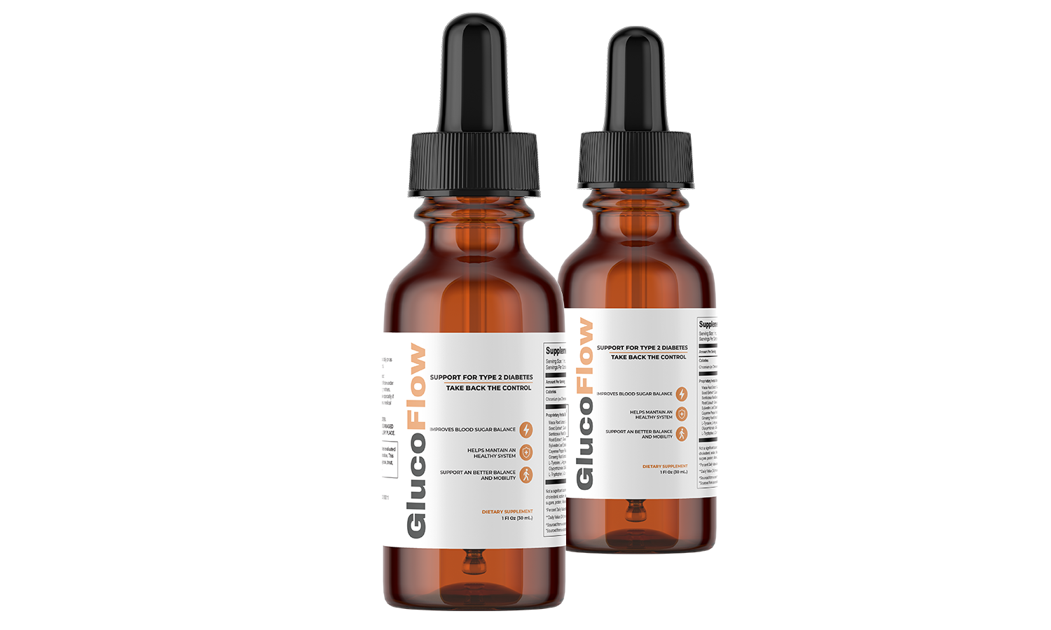 GlucoFlow 2 Bottles